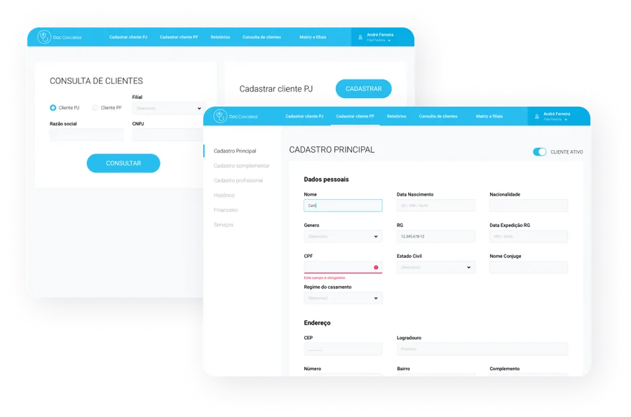 Doc Concierge — tela 3
