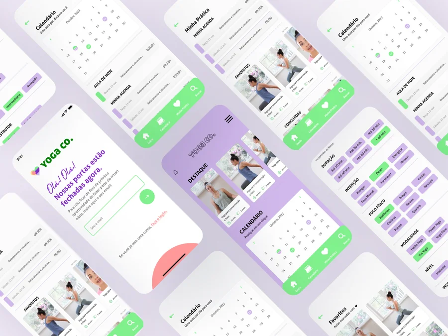 Yoga Co. — tela 2