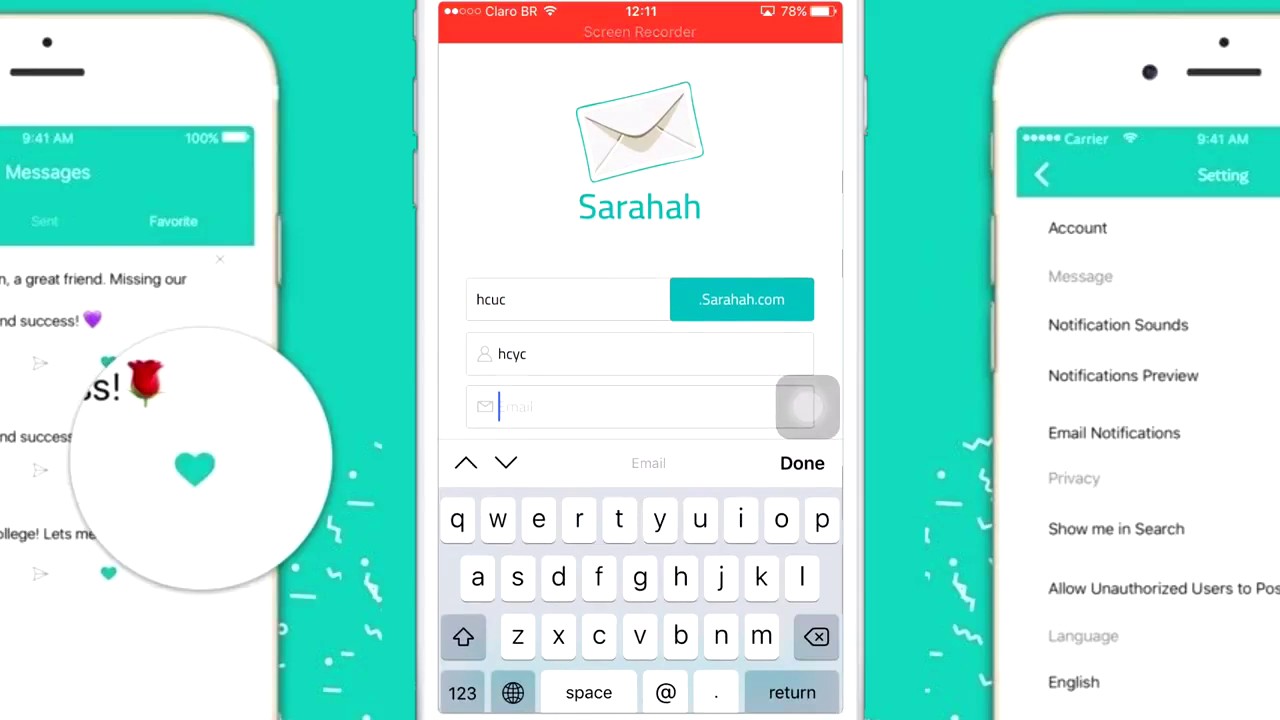 Sarahah é o aplicativo do momento. Foi o app mais baixado em julho na AppStore.